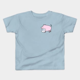 Small Pig with Joe Biden First Debate Quote Kids T-Shirt